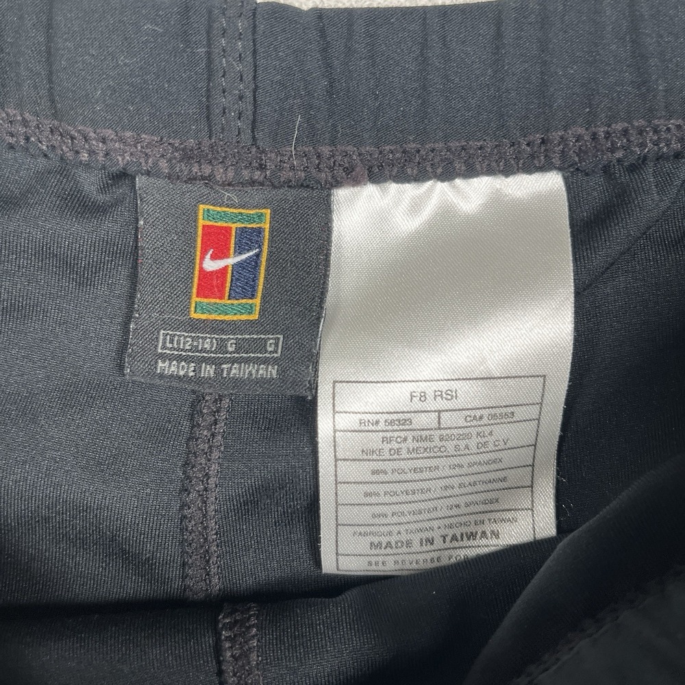 Vtg Nike Shorts Tennis Pickleball Athletic Ball Pocket Swoosh 90s Youth L(12-14) - Picture 4 of 8